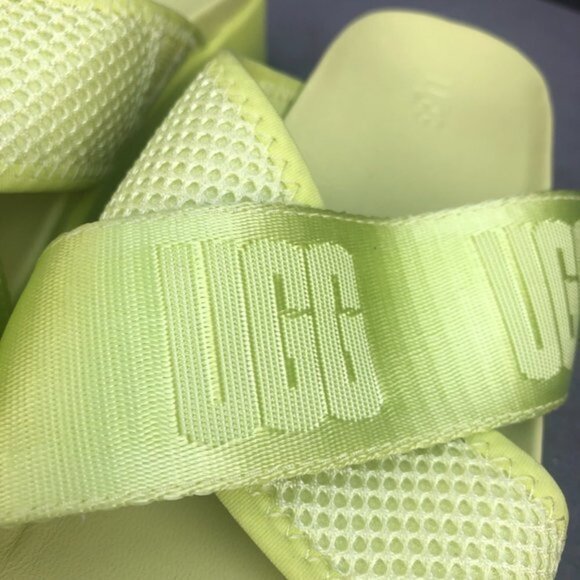 UGG Women's Emily Mesh YELLOW Slide Sandal Size 5 NEW - Picture 6 of 11